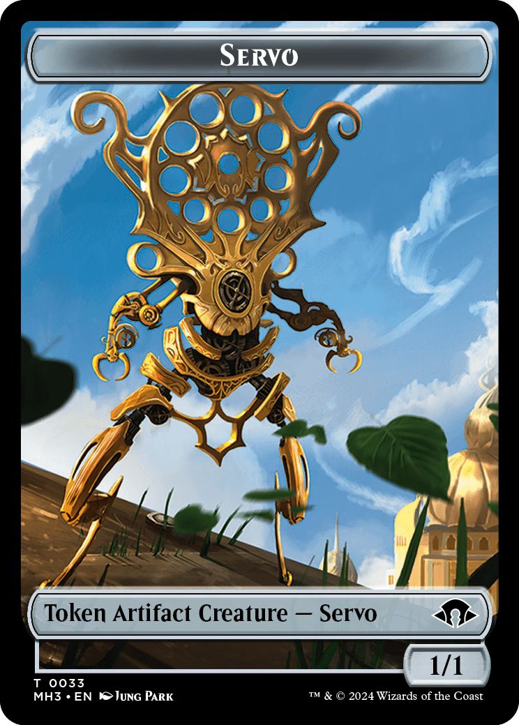 (英)霊気装置トークン / Servo Token【MH3-TOKEN】 No.033