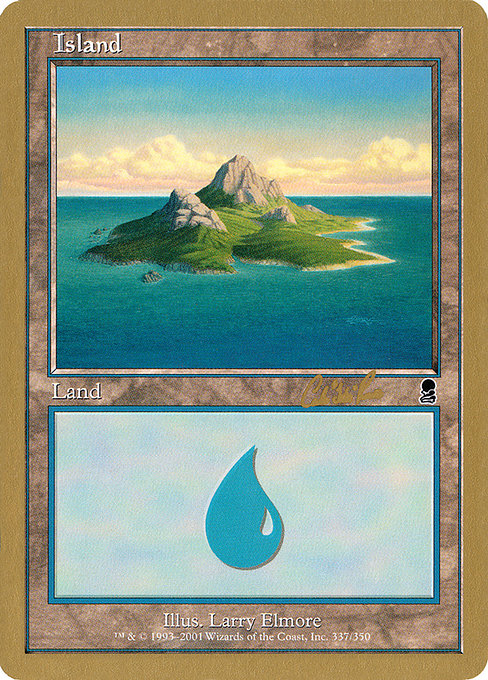 (英)島 / Island【WC02】 World Championship Decks 2002 Carlos Romao 金枠 No.100