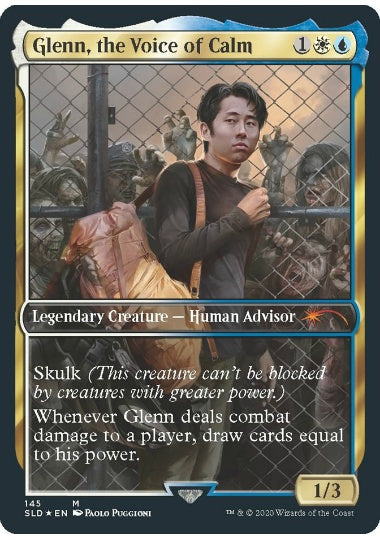(英)【Foil】Glenn, the Voice of Calm【SLD】Secret Lair x The Walking Dead No.145