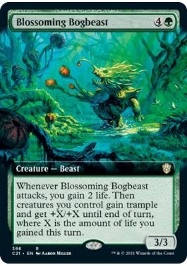 (英)花咲く泥獣 / Blossoming Bogbeast ★拡張枠★ 【C21】 No.386