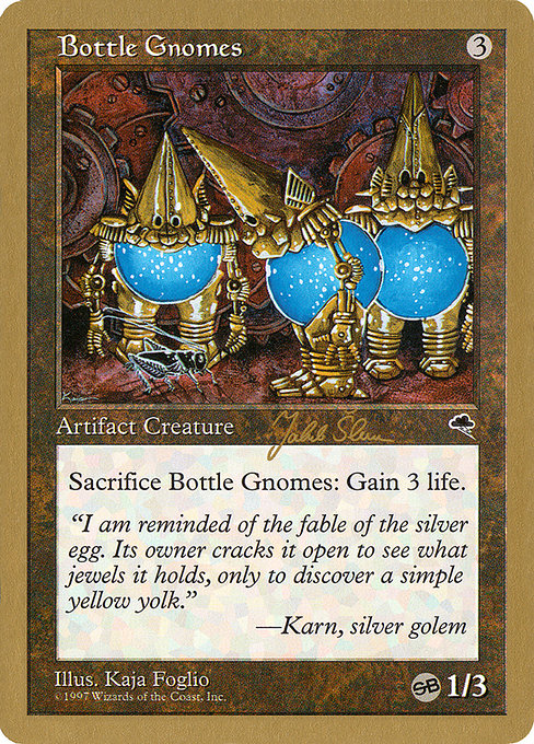 (英)ボトルのノーム / Bottle Gnomes【WC99】 World Championship Decks 1999 Jakub Slemr サイドボード 金枠 No.057