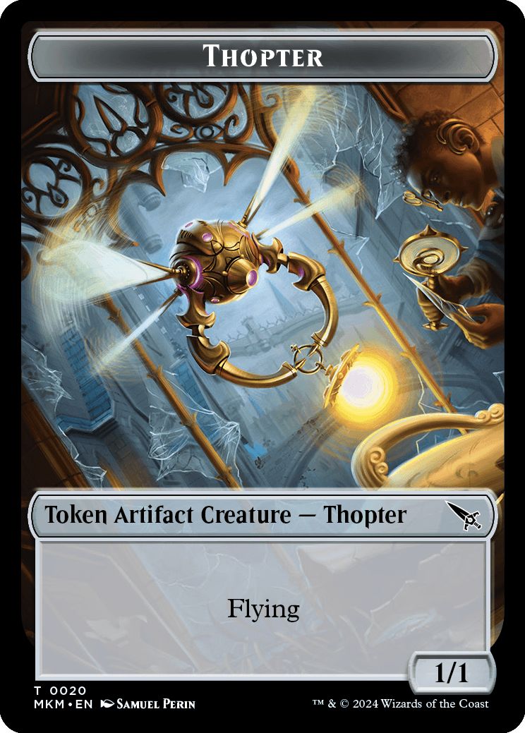 (英)飛行機械トークン / Thopter Token【MKM-TOKEN】 No.020