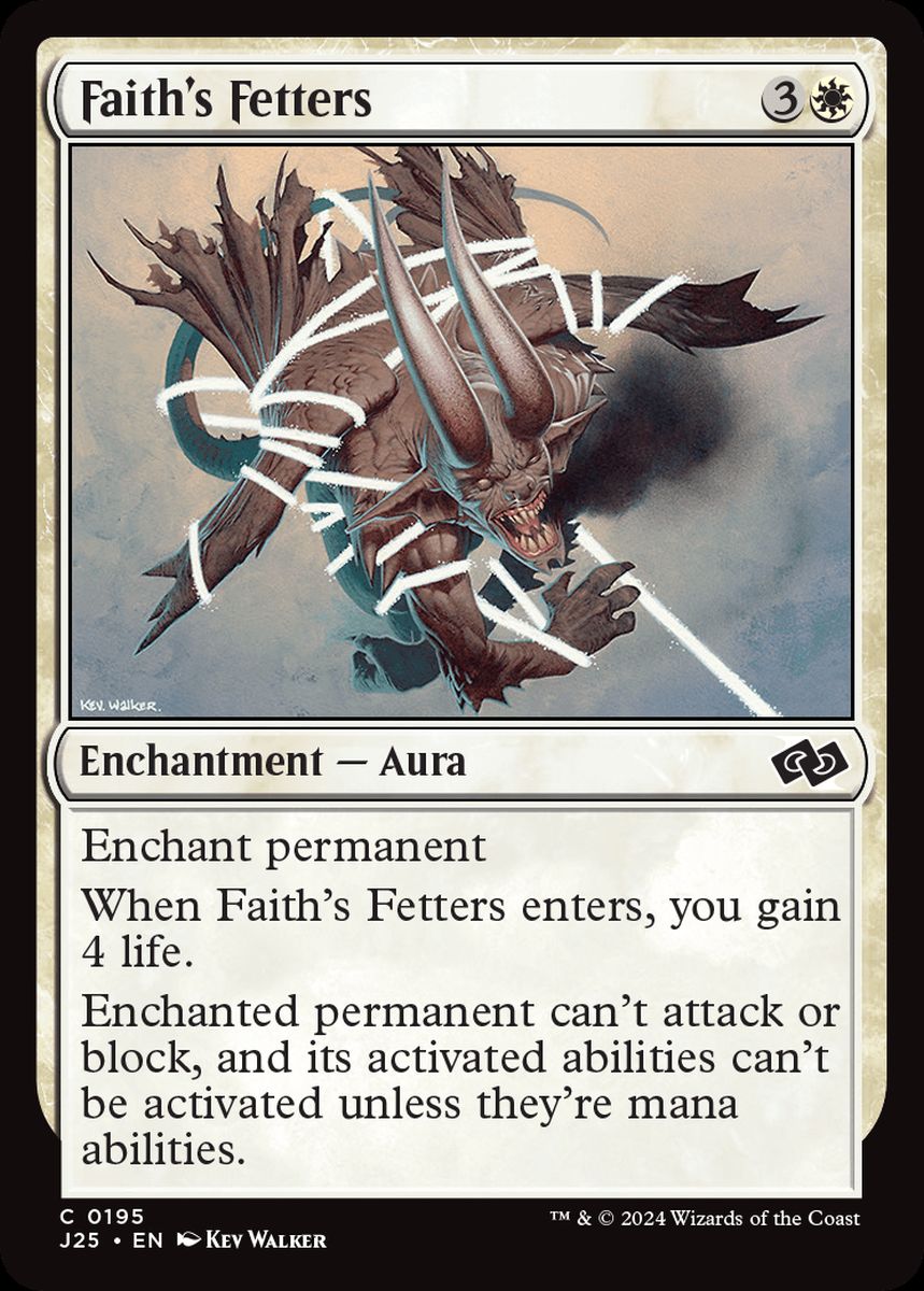 (英)信仰の足枷 / Faith's Fetters【J25】 No.195