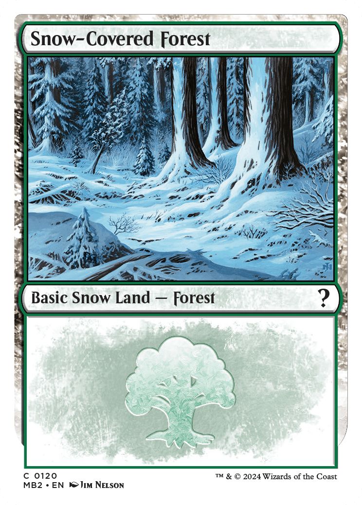 (英)冠雪の森 / Snow-Covered Forest【MB2】 No.120