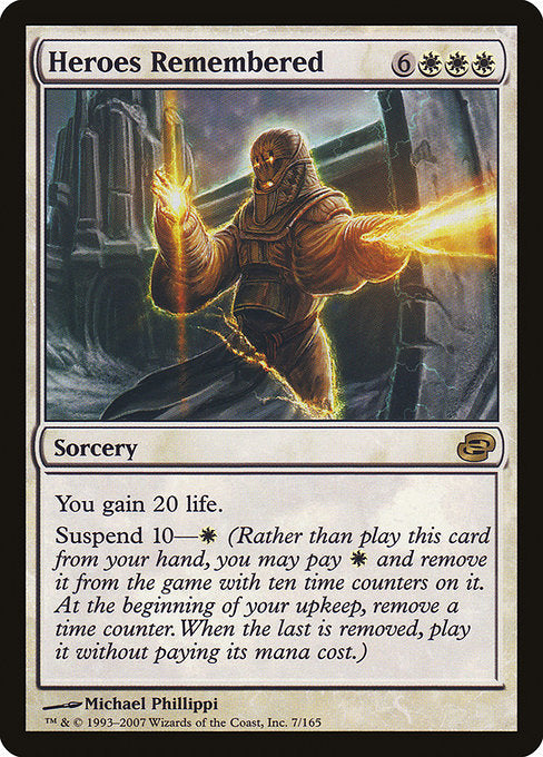 (英)記憶に残る勇姿 / Heroes Remembered【PLC】 No.007