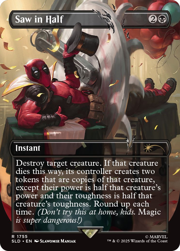 (英)切断マジック / Saw in Half【SLD】 Secret Lair x Marvel's Deadpool No.1755