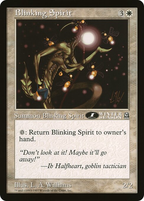 (英)またたくスピリット / Blinking Spirit【PRM】 アリーナプロモ 【Oversized Card】 BIG-PRM-037 ※トーナメントで使用することはできません。