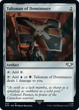 (英)【Surge-Foil】威圧のタリスマン / Talisman of Dominance【40K】 No.254