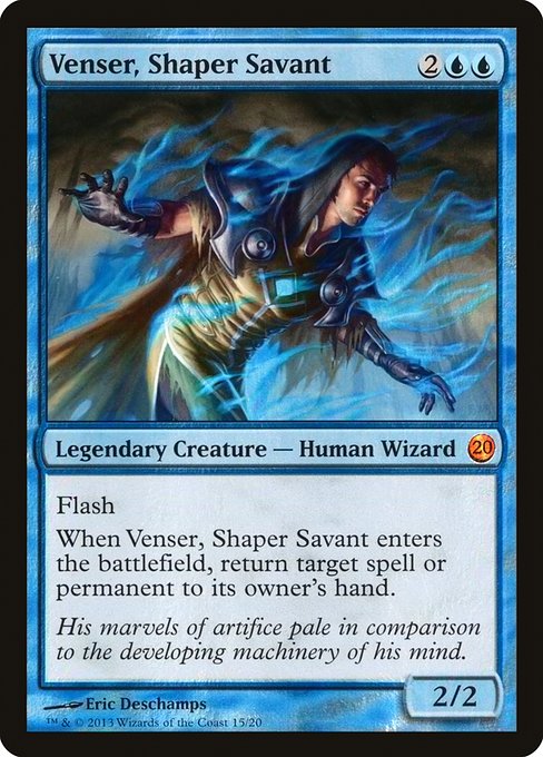 (英)【Foil】造物の学者、ヴェンセール / Venser, Shaper Savant【FTVTWENTY】 No.015