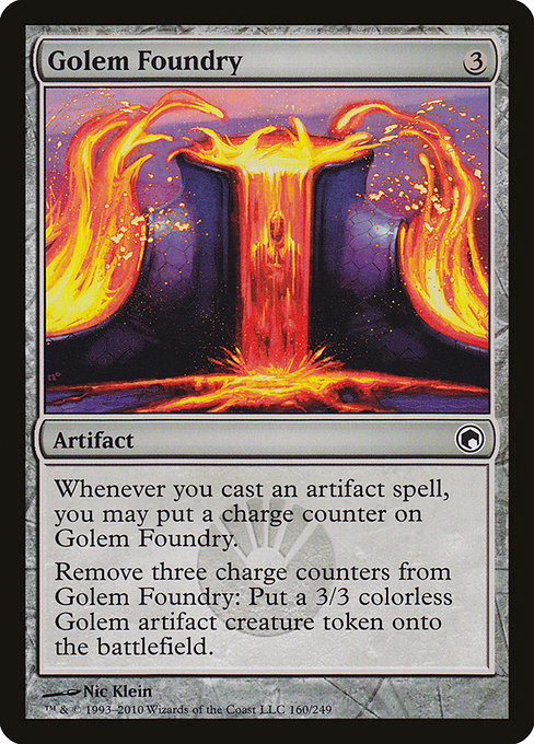 (英)【Foil】ゴーレムの鋳造所 / Golem Foundry【SOM】 No.160