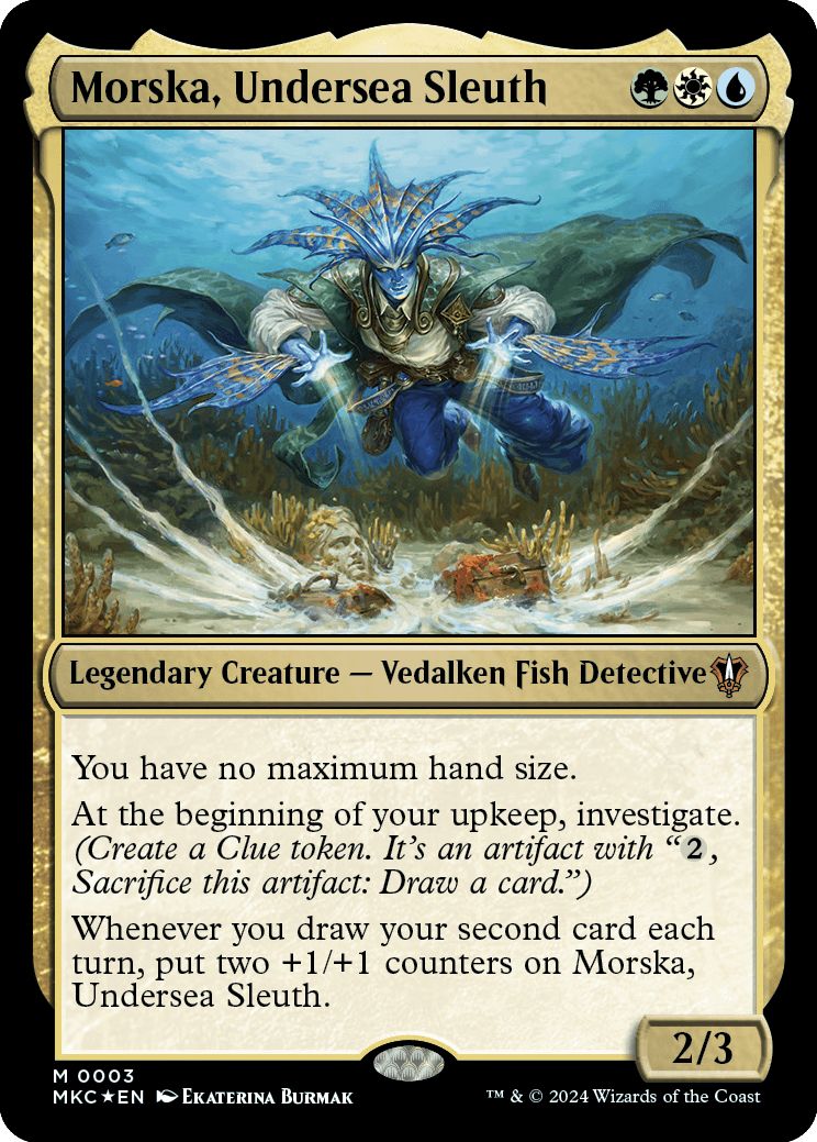 (英)【Foil】地下海の探偵、モルスカ / Morska, Undersea Sleuth【MKC】 No.003