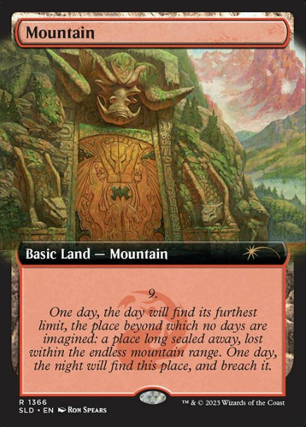 (英)【Foil】山 / Mountain【SLD】Featuring: the Mountain Goats No.1366