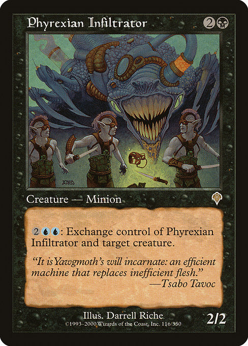 (英)ファイレクシアの浸透者 / Phyrexian Infiltrator【INV】 No.116