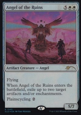 (英)【Foil】遺跡の天使 / Angel of the Ruins【SLD】Angels: They're Just Like Us but Cooler and with Wings No.1343