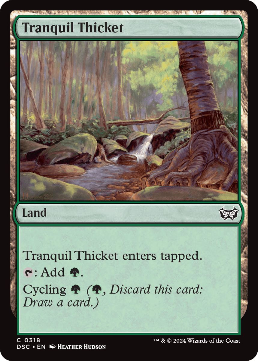 (英)平穏な茂み / Tranquil Thicket【DSC】 No.318