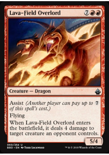 (英)【Foil】溶岩原の首領 / Lava-Field Overlord【BBD】 No.060