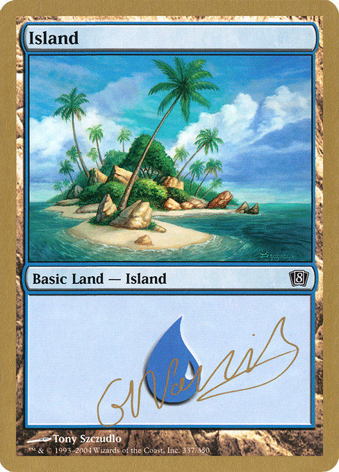 (英)島 / Island【WC04】 World Championship Decks 2004 Gabriel Nassif 金枠 No.090