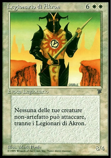 (イタリア語)Legionario di Akron / Akron Legionnaire【LEG】 No.001