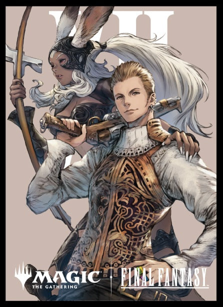 【サプライ】 エンスカイ マジック：ザ・ギャザリング--FINAL FANTASY プレイヤーズカードスリーブ MFS-13 「キャラクター」ボーダーレス版《空賊バルフレアとフラン》 (80枚入り) ※発送方法は「ゆうパック」を選択してください。