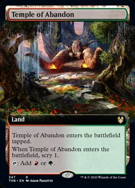 (英)奔放の神殿 / Temple of Abandon ★拡張枠★ 【THB】 No.347