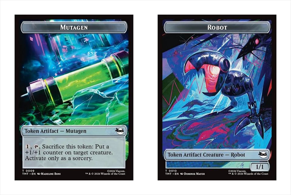 (英)ミュータンジェントークン / Mutagen Token No.009 - ロボットトークン / Robot Token No.010【TMT-TOKEN】 No.020