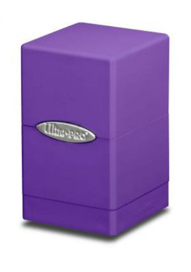 【サプライ】 Deck Box Satin Tower (紫) ※発送方法は「ゆうパック」を選択してください。