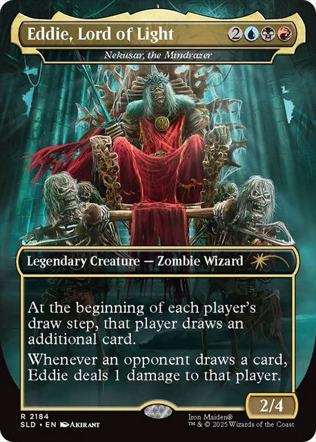 (英)【Foil】Eddie, Lord of Light[精神破壊者、ネクサル / Nekusar, the Mindrazer]【SLD】 Secret Lair x Iron Maiden: Eddie Unchained No.2184