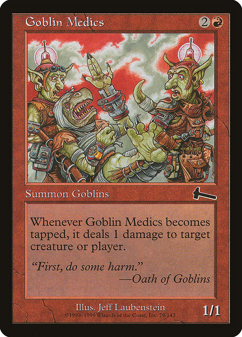 (英)【Foil】ゴブリンの衛生兵 / Goblin Medics【ULG】 No.079