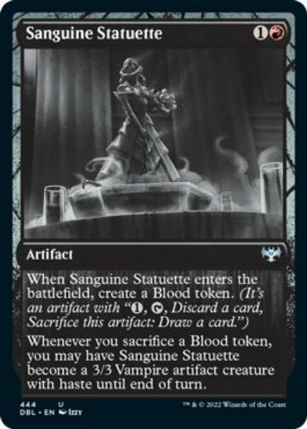 (英)【Foil】血なまぐさい小像 / Sanguine Statuette【DBL】 No.444
