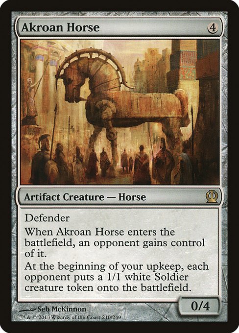 (英)アクロスの木馬 / Akroan Horse【THS】 No.210