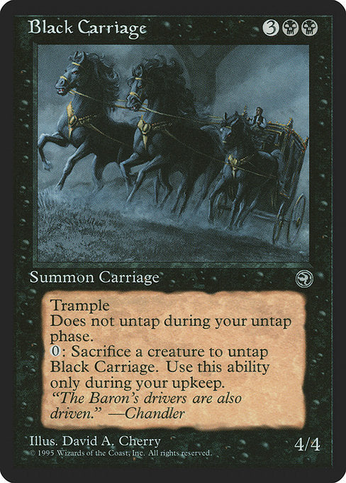(英)Black Carriage 【HML】 No.042