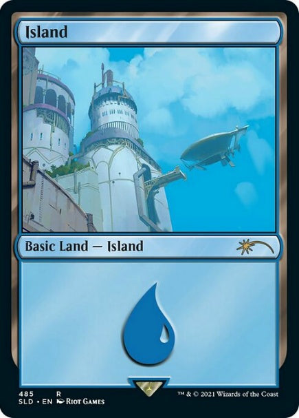 (英)島 / Island【SLD】 Secret Lair x Arcane: Lands No.485