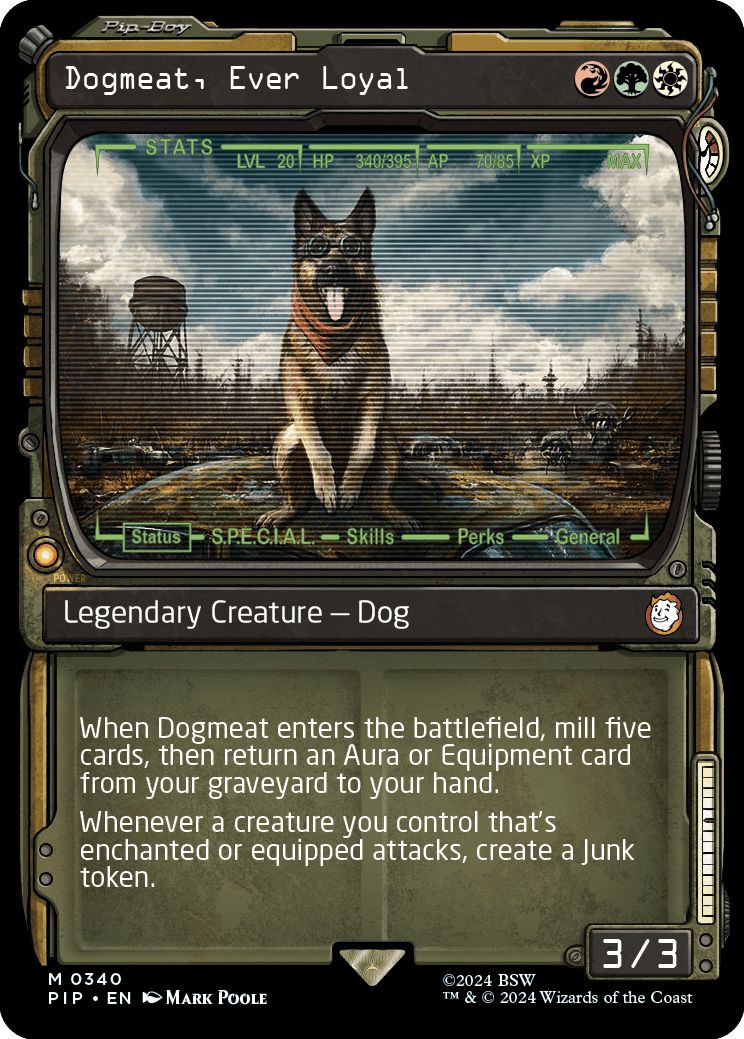 (英)忠実な友、ドッグミート / Dogmeat, Ever Loyal ★ショーケース★(Pip-Boy) 【PIP】 No.0340