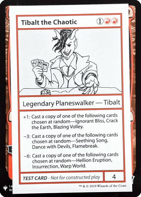 (英)Tibalt the Chaotic【MB1-TEST】 No.066