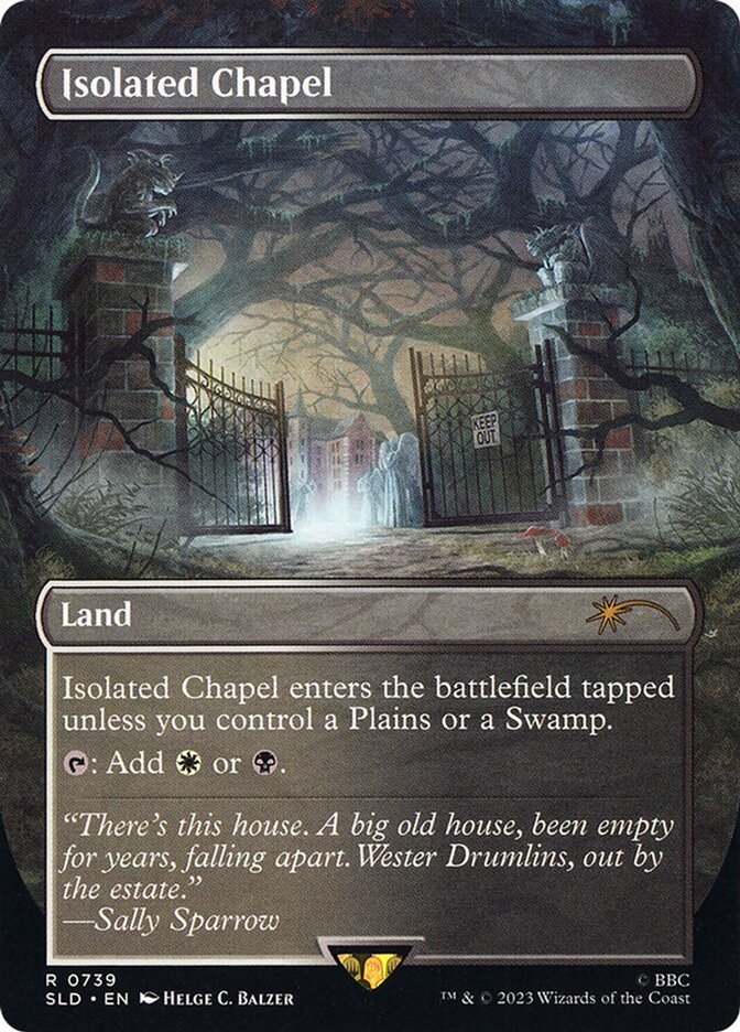 (英)【Foil】孤立した礼拝堂 / Isolated Chapel【SLD】Secret Lair x Doctor Who: The Weeping Angels No.739