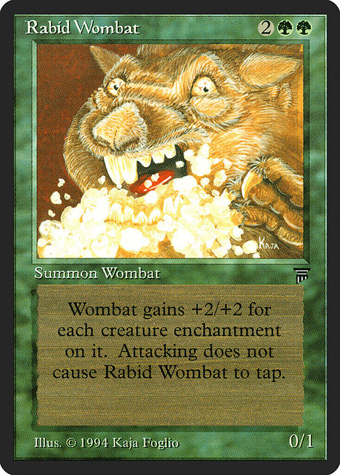 (英)狂暴ウォンバット / Rabid Wombat【LEG】 No.198