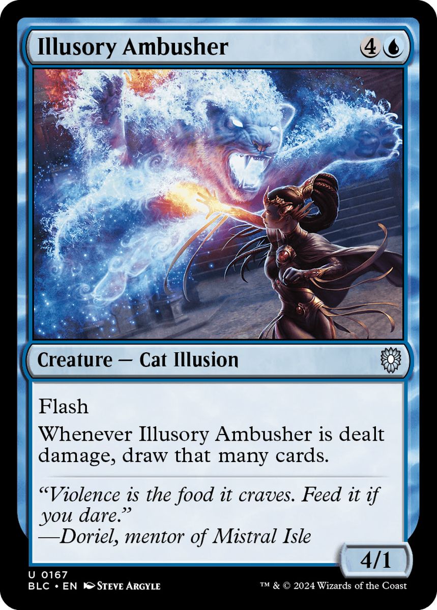 (英)錯覚の伏兵 / Illusory Ambusher【BLC】 No.167
