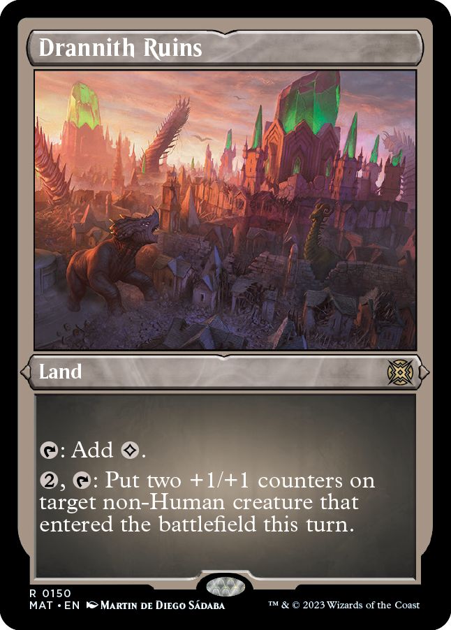 (英)【エッチングFoil】ドラニス遺跡 / Drannith Ruins【MAT】 No.150