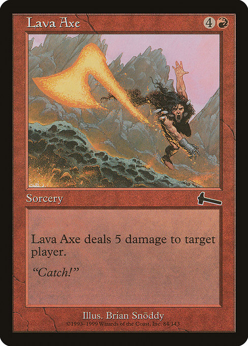 (英)溶岩の斧 / Lava Axe【ULG】 No.084