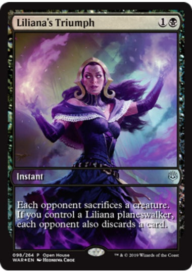 (英)【Foil】リリアナの勝利 / Liliana's Triumph【PRM】マジック初心者体験会プロモ No.046