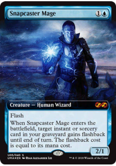 (英)【Foil】瞬唱の魔道士 / Snapcaster Mage【UMAUBT】 No.U05