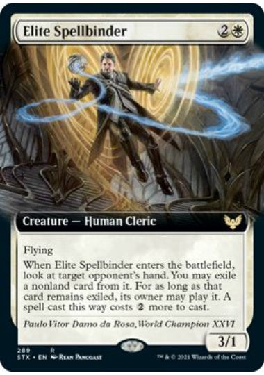 (英)【Foil】精鋭呪文縛り / Elite Spellbinder ★拡張枠★ 【STX】 No.289