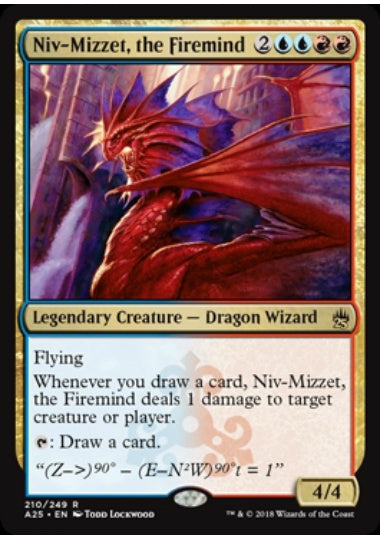 (英)火想者ニヴ＝ミゼット / Niv-Mizzet, the Firemind【A25】 No.210