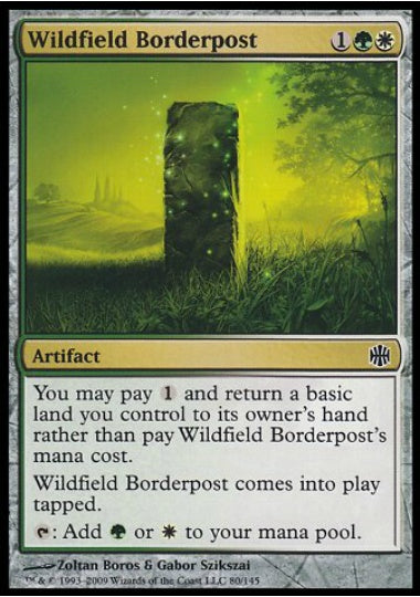 (英)【Foil】荒原の境界石 / Wildfield Borderpost【ARB】 No.080
