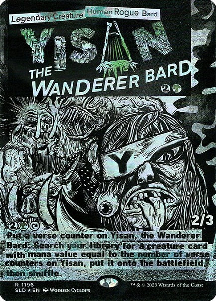 (英)【Foil】放浪の吟遊詩人、イーサーン / Yisan, the Wanderer Bard【SLD】Legendary Flyers (Not That Kind) No.1196
