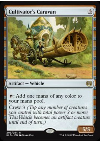 (英)【Foil】耕作者の荷馬車 / Cultivator's Caravan【KLD】 No.203