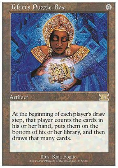 (英)テフェリーの細工箱 / Teferi's Puzzle Box【6ED】 No.315