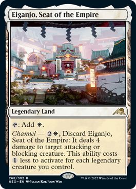 (英)【Foil】皇国の地、永岩城 / Eiganjo, Seat of the Empire【NEO】 No.268