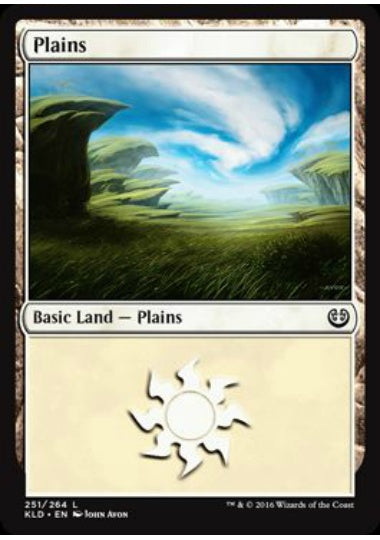 (英)【Foil】平地 / Plains【KLD】 No.251