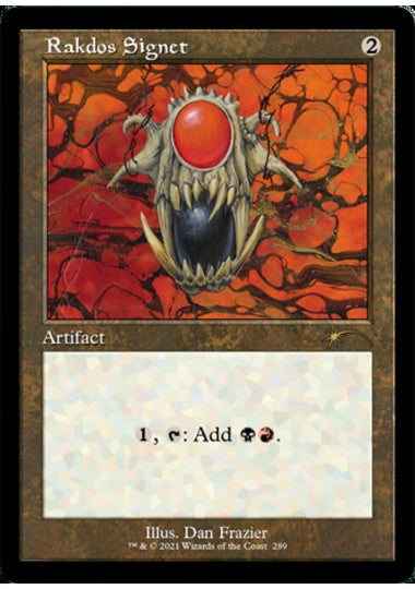 (英)ラクドスの印鑑 / Rakdos Signet【SLD】 旧枠 Dan Frazier is Back: The Allied Signets No.289